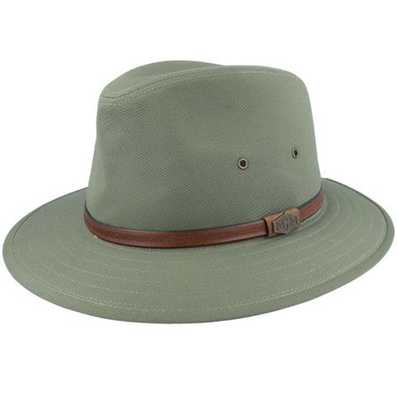 MJM Hats - Grön traveler Hatt - Jork Cotton Olive Traveller @ Hatstore