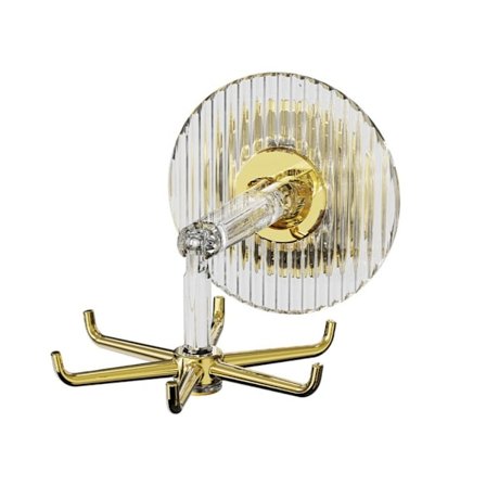 Selvklebende veggkroker Seks-klo krok GULL