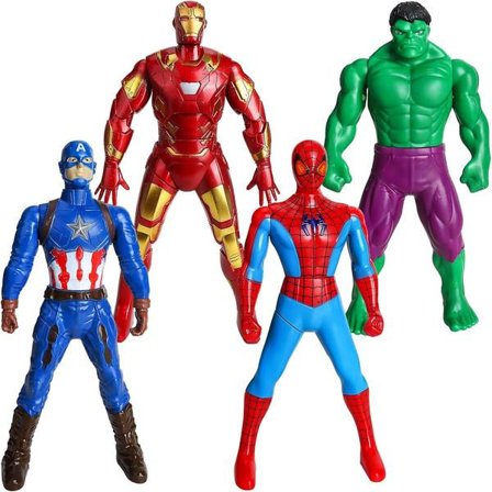 Marvel Figurer Superheltefigurer 18cm 4stk Avengers Figurer Marvel Legetøj Titan Hero Series