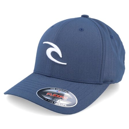 Rip Curl - Sininen flexfit Lippis - Tepan 2.0 Flexfit Cap Navy Flexfit @ Hatstore