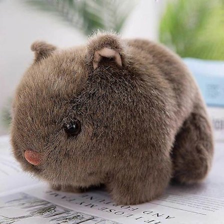 25cm Simulering Marsvin Dukke Liten Plysjleke Søt Liten Guinea Barn Gave Guinea Anime Plysj Kosedyr grå