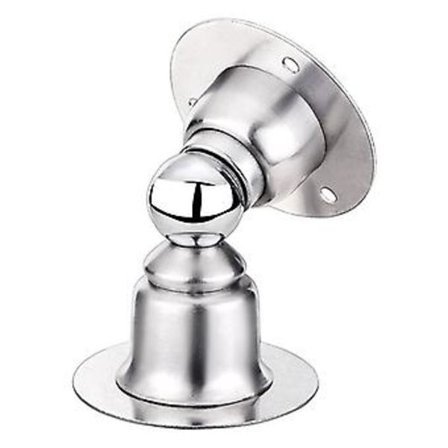 3 stk. Magnetisk Dørstopper, Rustfrit Stål Dørstopper med 3M Dobbeltklæbende Tape eller Skruer - Ingen Boring / Boring Nødvendig Dobbelt Formål