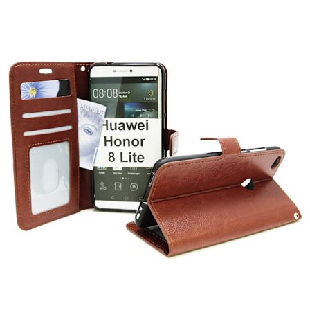 Crazy Horse Wallet Huawei Honor 8 Lite