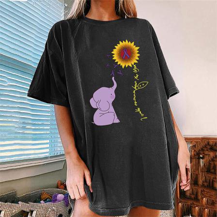 Kortärmad T-shirt För Kvinnor, Boho T-shirt