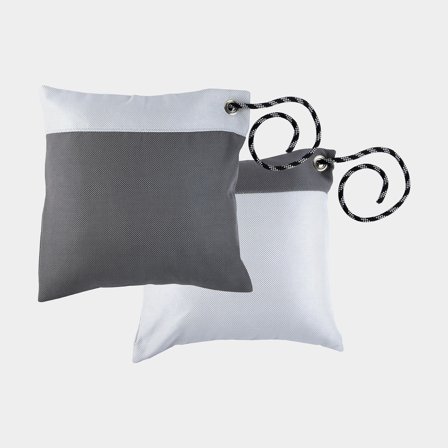 Marina dekorkuddar Marine Business Waterproof Windproof Grey & White, 40 x 40 cm, 2-pack