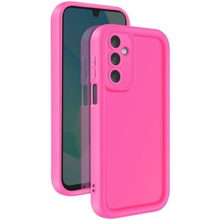 Coque til Samsung Galaxy A16 Silikone Blød Berøring Hævede Kanter Fuchsia