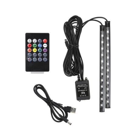 Led-billjusremsor Dash Röststyrning Fjärrkontroll