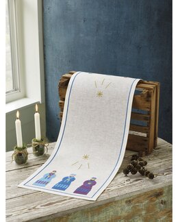 Broderikit Løber Vise Mænd - Permin