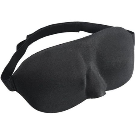 Sovemaske, 3D Myk Memory Foam Nattmaske, Ergonomisk Øyemaske, Anti-Lys og Anti-Fatigue Gull