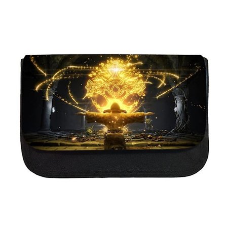 Elden Ring Game Printed Pencil Cases Zip Storage Organizer Gifts
