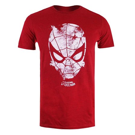 Marvel Webhead Spider-Man T-shirt S Cherry Red för män