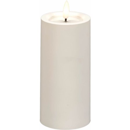 Konstsmide - LED-lys Blockljus vit 15cm Hvit