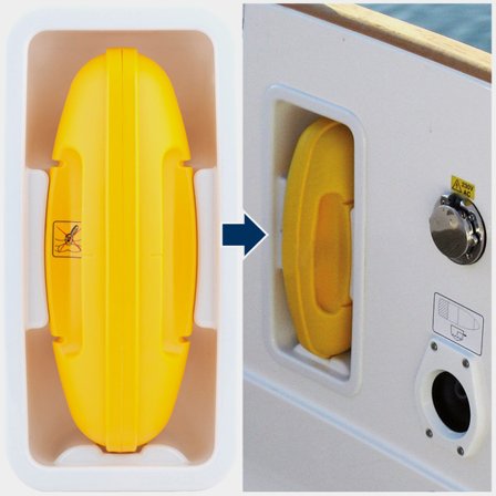 Flush mount box for Hammar LifeSaver LS-101