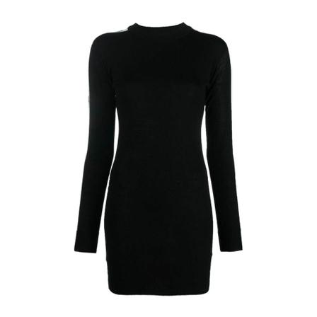 Chiara Ferragni Collection, Knitted Dresses Czarny, Kobieta, Rozmiar: L