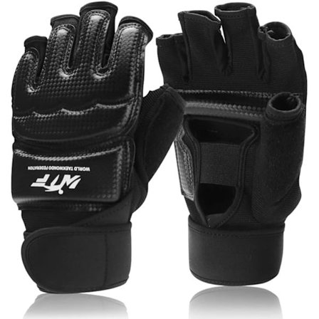 Punching Bag Träningshandskar, Taekwondo Karate Handskar för Fighting Martial Arts Boxningsträning Svart S