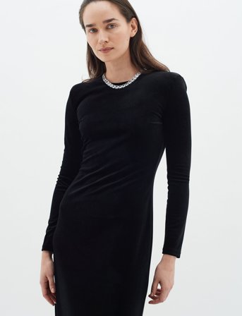 InWear Brendaiw Long Dress - Black - XXS