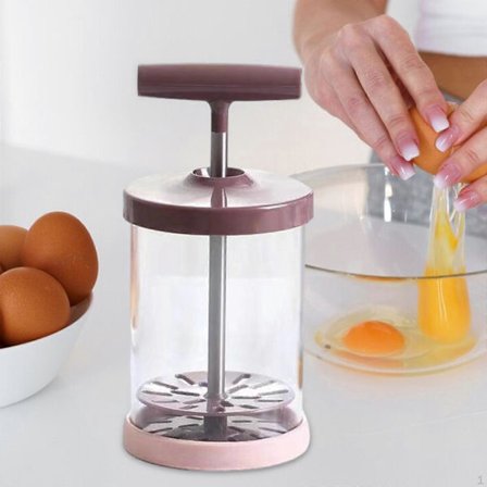 Gräddvisp Universal Mixer med Halkfritt Silikongrepp Handhållen DIY Vispgräddsdispenser_Billiga gåvor