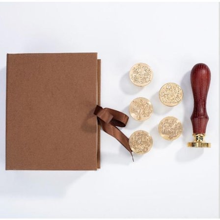 Vintage laker tampon - TD - 5 hoveder i kobber - Slidstærk - Længde 90cm - Vægt 250g