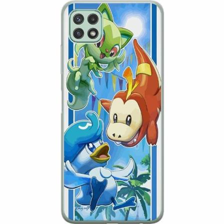 Samsung Galaxy A22 5g Genomskinligt Skal Pokemon Team