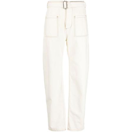 Etro Straight Bukser Hvid, Dame Bukser