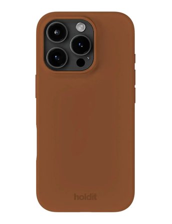 Holdit Silicone Case Iphone 16 Pro - Brown - IPHONE 16PRO