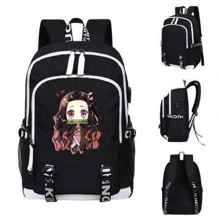 Demon Slayer Kimetsu No Yaiba Ryggsäck Anime Skolväska