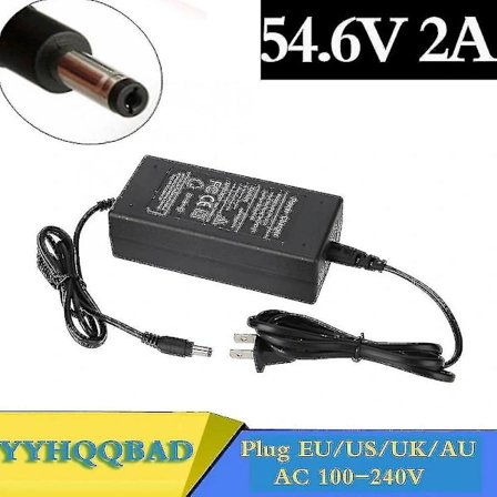 NY-54.6v 2a oplader til 48v li-ion batteri oplader DC-stik/kontakt til 48v 13S lithiumbatteri Ebike AU