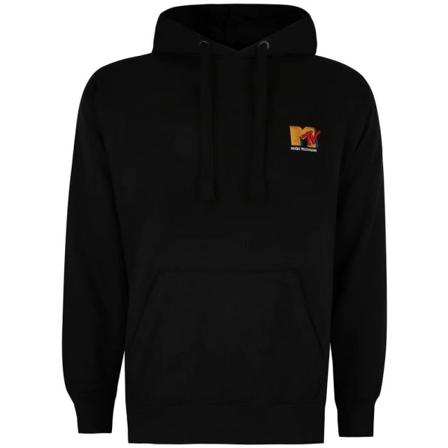 Mtv Herr Logo Hoodie Xl Svart