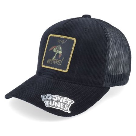 Looney Tunes - Svart trucker Keps - Oh No! Hipsters! Bugs Bunny Cord Black Trucker @ Hatstore