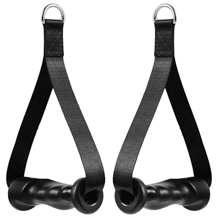 1 Par Ergonomiskt Gymhandtag för Kabelmaskiner och Träningspass med Motståndsband