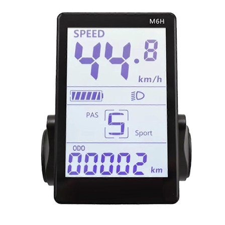 M6H Elektrisk Cykel LCD Display Meter Dashboard 24V 36V 48V 60V Universal E Scooter LCD Panel Skærm.pa