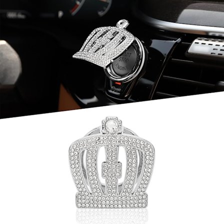 Motorstart-stoppknappskåpa Diamant Rhinestone Tändningskåpa