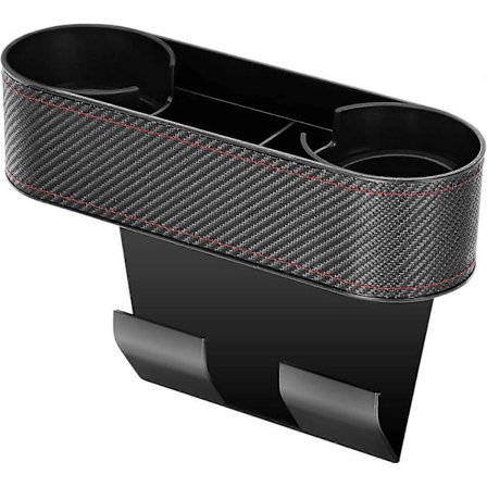 Multifunksjonelle bilkoppholdere, Universal Auto Truck Seteside Koppholder Vannflaske Monteringsstativ Setegap Organizer Søm Kile Oppbevaring -Yx