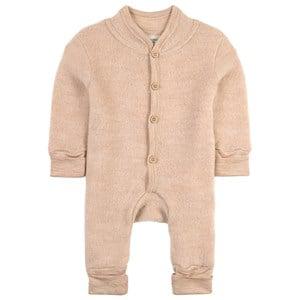 Kuling Sand Melange Wool Fleece Onesie 50/56 cm - Fleeces and midlayers - 50/56 cm - Beige