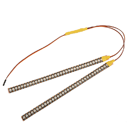 24cm LED RC-auto väriä vaihtava valonauha koristeluun SCX10 1/10 RC-autoleluihin