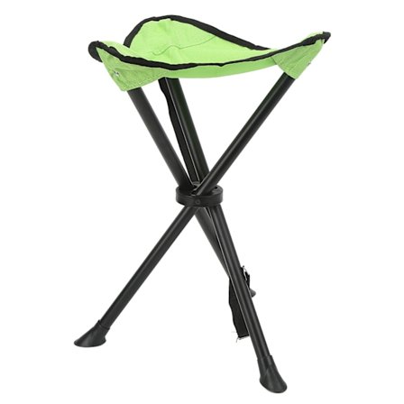 Foldbar Tripodkrakk 200KG Bæreevne Antislipp God Stabilitet Bærbar Foldbar Stol for Utendørs Fiske Camping Piknik Grønn