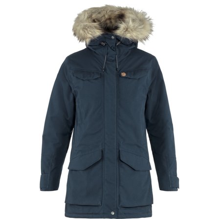 Fjällräven Women's Nuuk Parka in Dark Navy | Size: XS, Hydratic/Supreme Microloft/Polyamide