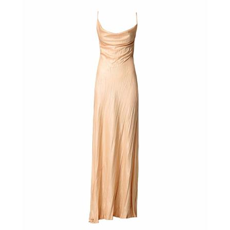 Philosophy di Lorenzo Serafini Long satin laminate dress , Roze , Dames , Maat: S Maxi jurken