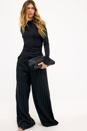 NA-KD Hosen mit hoher Taille - Gestreifte Hosen - Streifen - EU 44