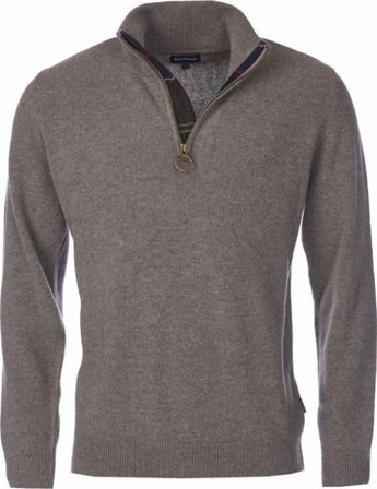 Barbour M's Holden Half Zip Military Marl