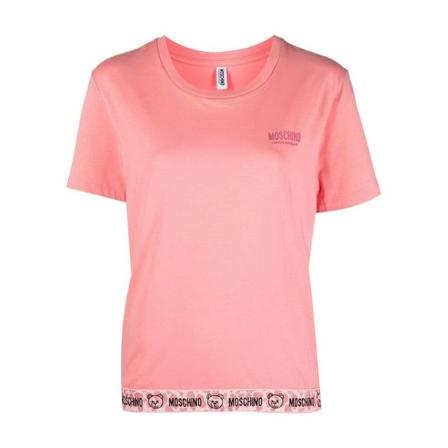 Moschino T-Shirts rosa, Dam, Dam, Storlek: XS