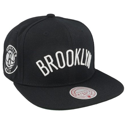 Mitchell & Ness - NBA Nero snapback Cappellino - Brooklyn Nets Triple Play Black Snapback @ Hatstore