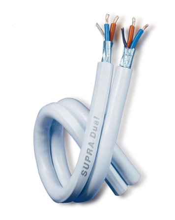 SUPRA 1001800364 Lydkabel 2x2x0,25 mm², 100 m, Forbindelsesudstyr & kabler