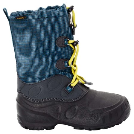 Jack Wolfskin Kids Iceland Texapore High Children lined boots Blue 27