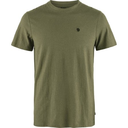 Fjällräven Men's Hemp Blend T-Shirt Top in Green | Size: Small, Organic Cotton