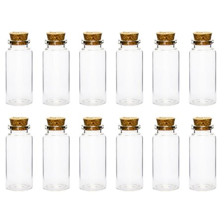 Små Glasflasker med Kork
