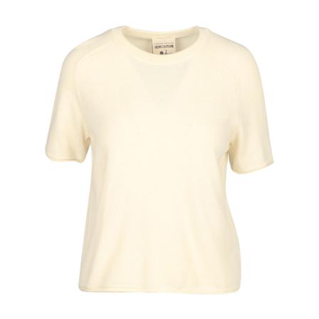 Semicouture, T-Shirts Beige, Dames, Maat:M