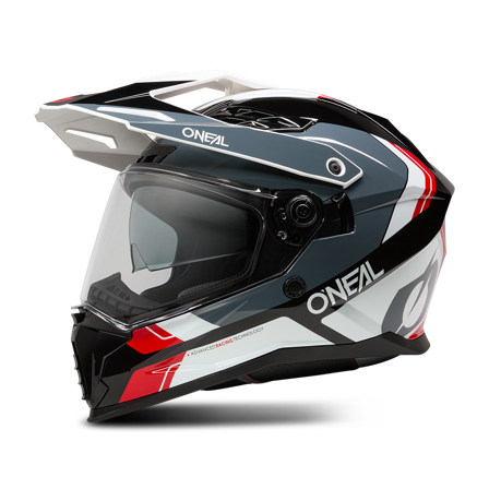 Adventure-kypärä O'Neal D-Srs Nomad Musta/Valkoinen/Punainen XL