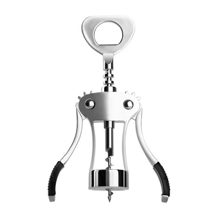 Punainen viinipullon avaaja siipikorkkiruuvi