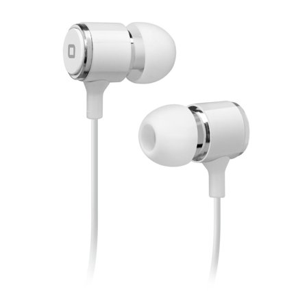 SBS In-ear earphones med microphone, volume contro, ls og answer/end buttiln, lightning connector, Hvi, d